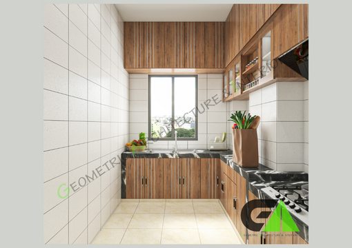 kitchen interior design at Donia