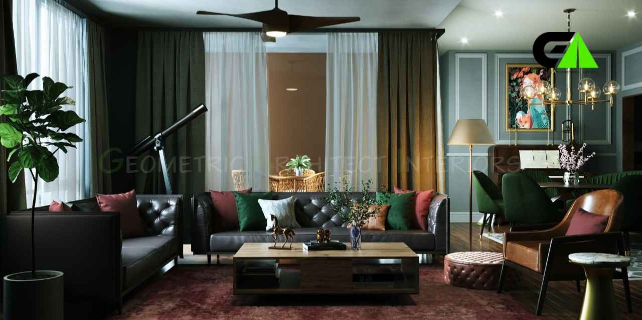living room design at Banani