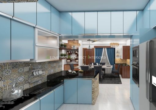 sky color kitchen design