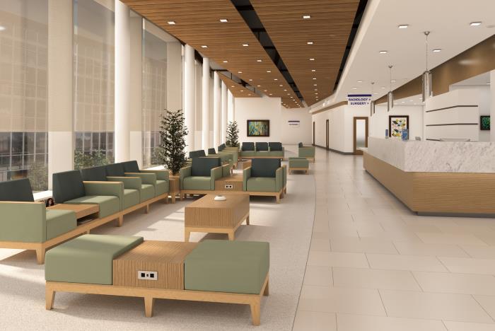 Design your lobbies and waiting rooms
