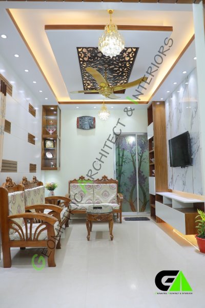 complete living room design at Jatrabari