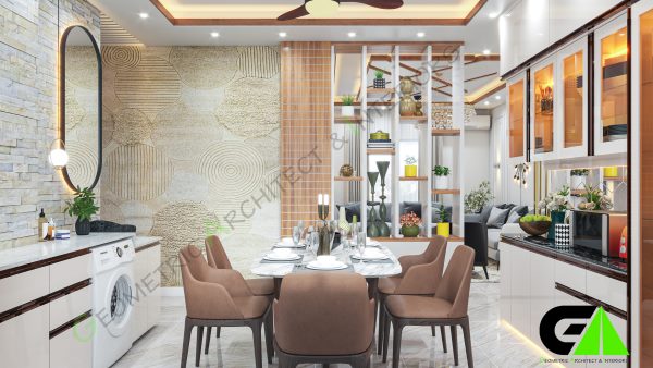 dining room interior design at Badda