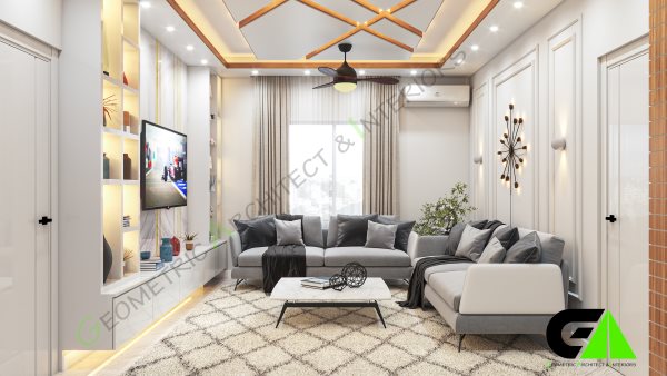 living space interior design at Badda