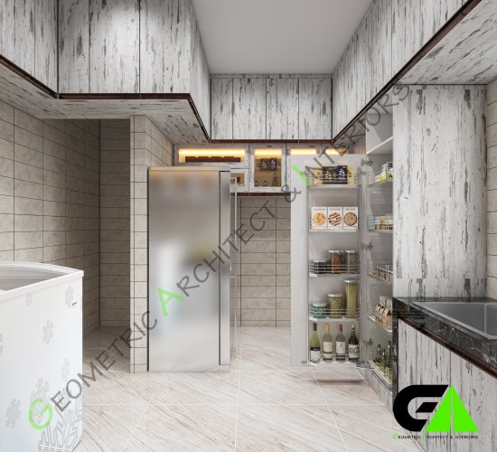 luxury kitchen interior design at Keraniganj
