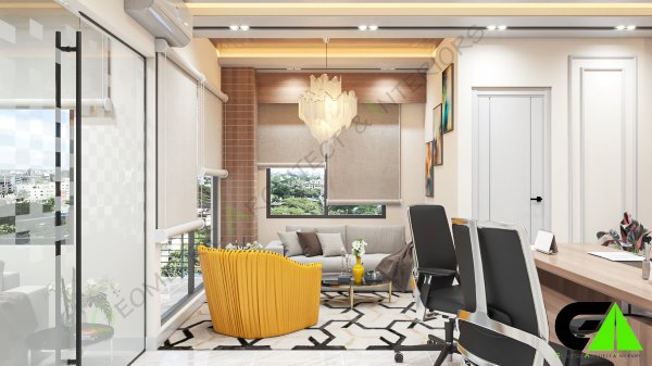 managing room interior design with living
