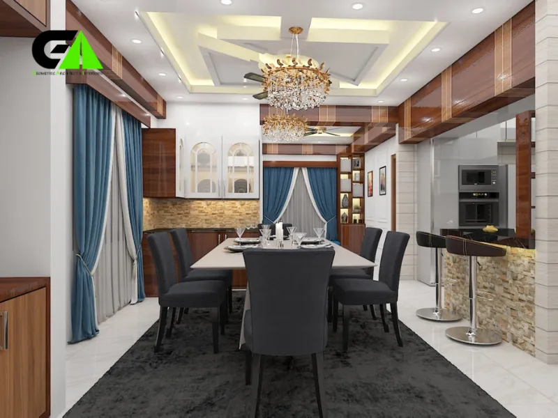 dining room interior design in sylhet