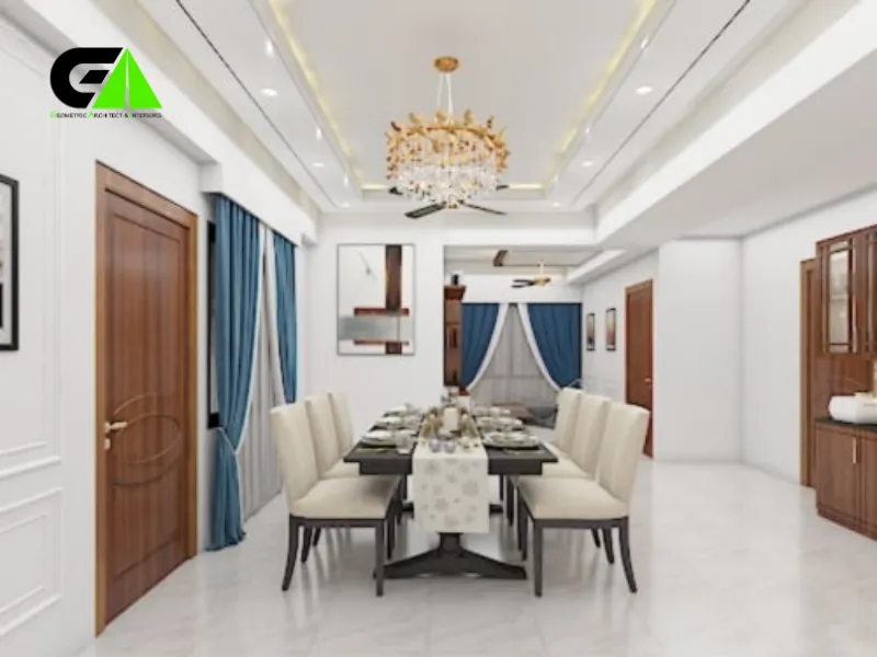 elegant dining room design in Bangladesh