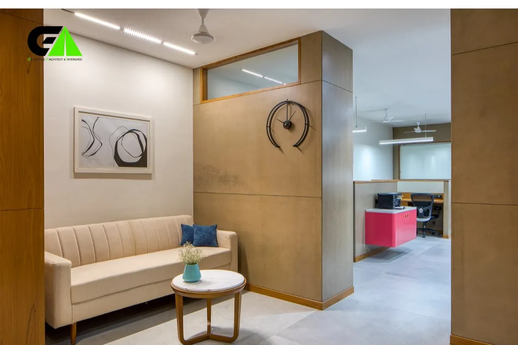 office reception design in mirpur