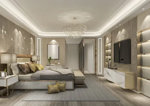 luxury bedroom interior design in Chittagong