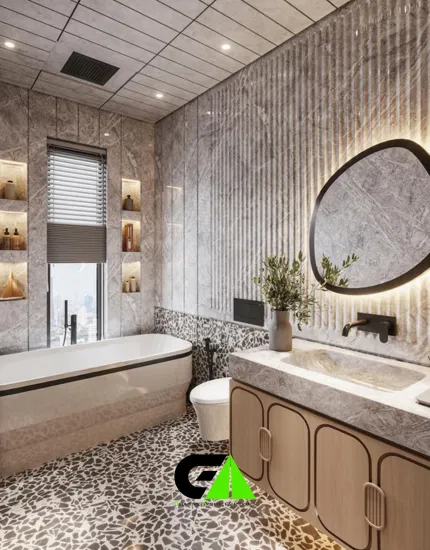 luxury bathroom design in Mirpur