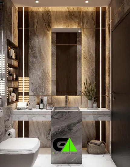 modern bathroom interior design in bd