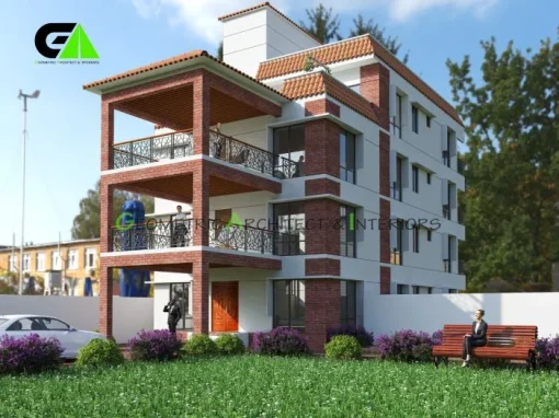 Triplex house design in Manikgonj