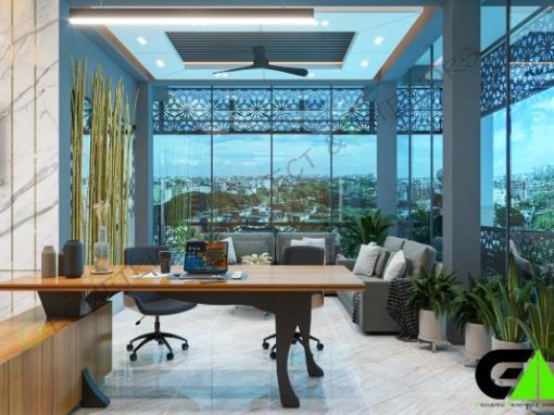 Cattle Farm Office Interior Design in Keraniganj