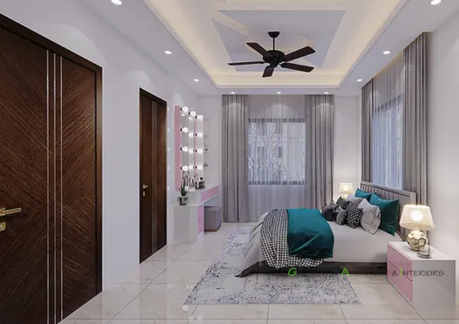 bedroom interior design in Sylhet, Bangladesh