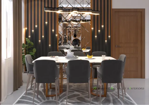 best dining room interior design in Sylhet
