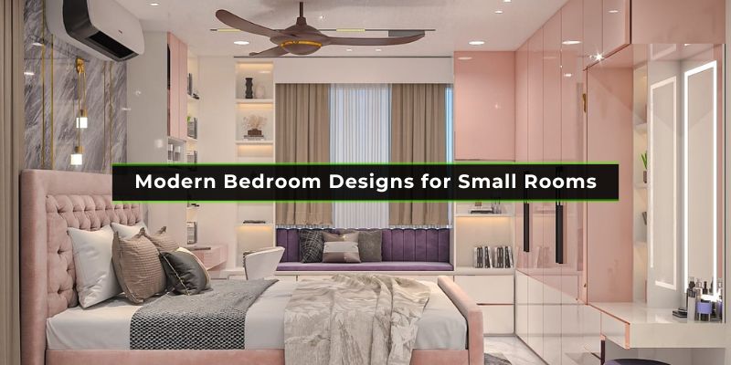 Modern bedroom designs for small rooms