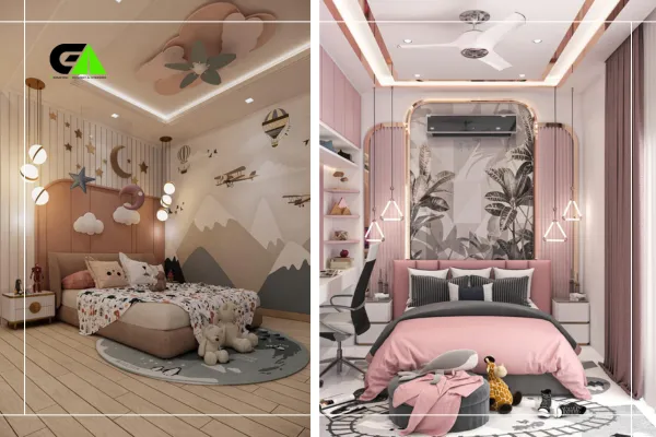 Playful bedroom designs for children