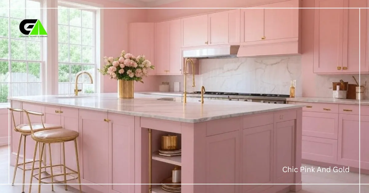 Chic Pink And Gold