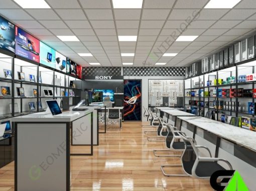 Computer Shop Interior Design in Agargaon