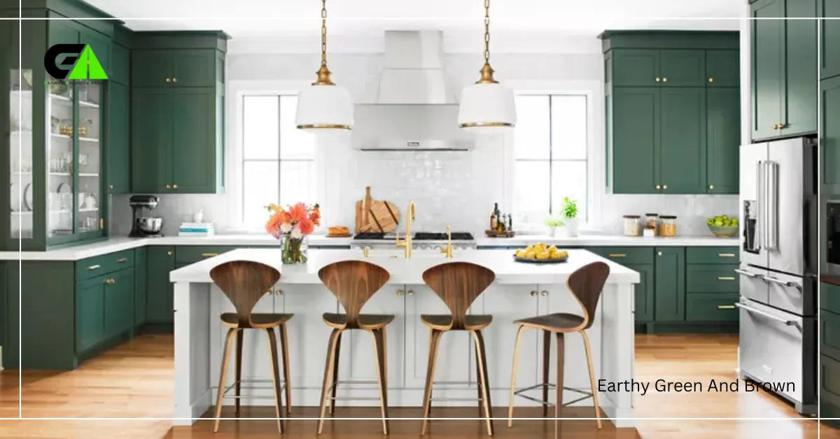 Earthy Green And Brown