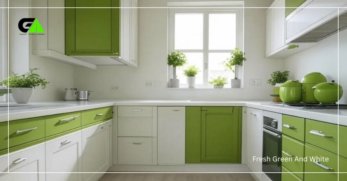 Fresh Green And White
