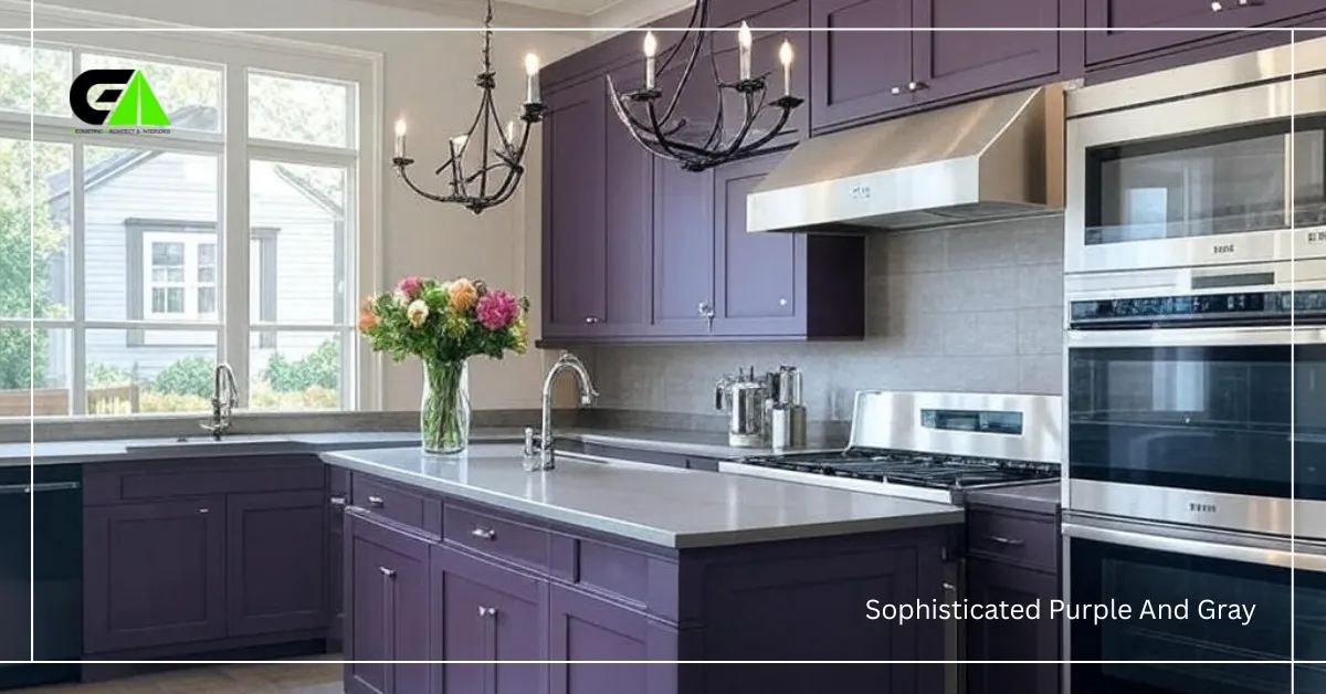 Sophisticated Purple And Gray