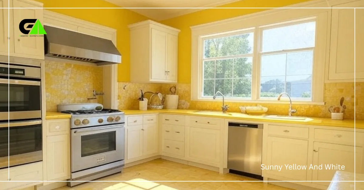 Sunny Yellow And White