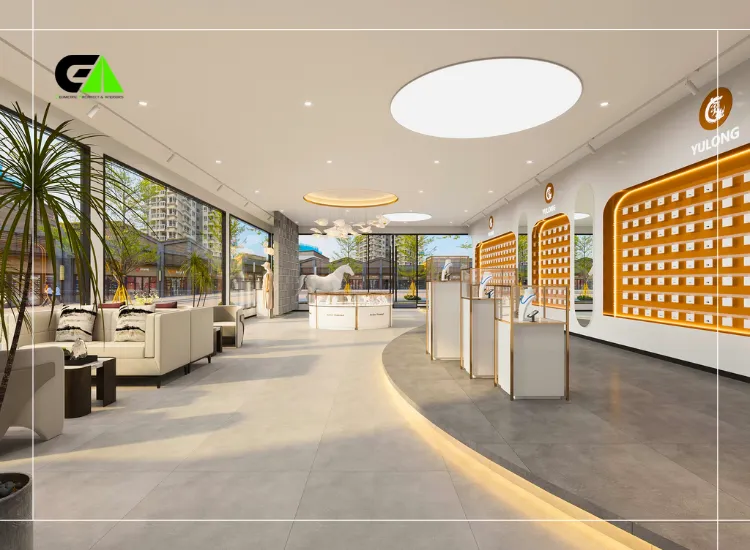 Jewelry shop interior design ideas