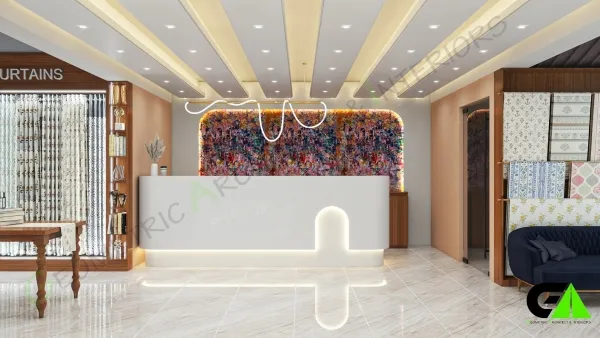 Clothing shop counter design
