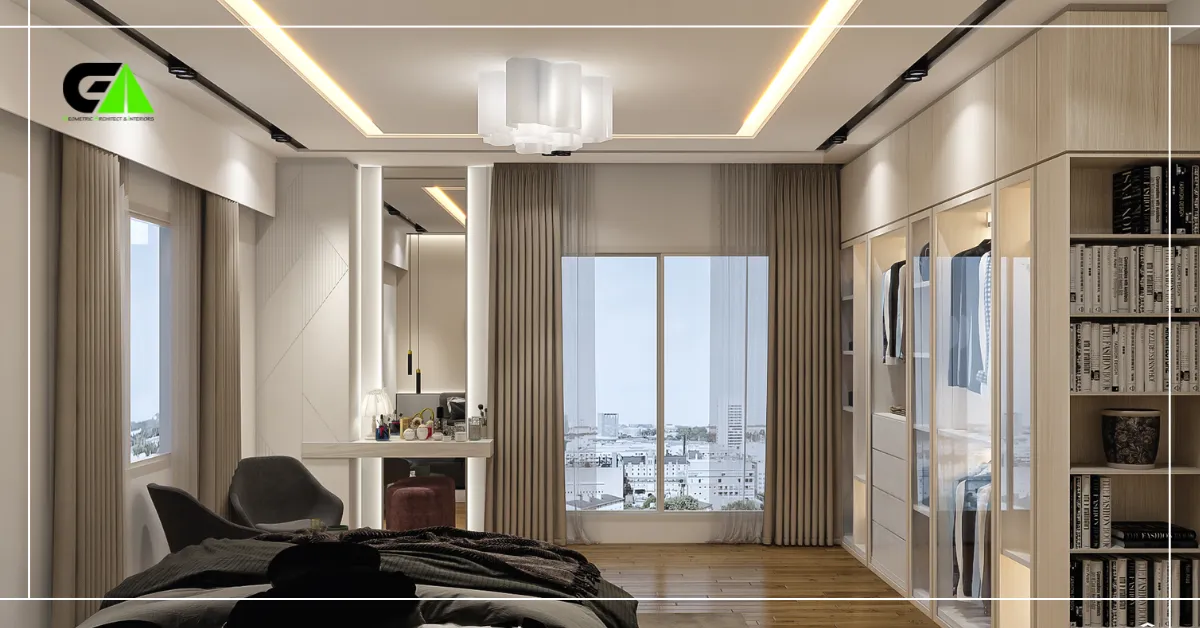 Incorporating Technology in luxury bedroom