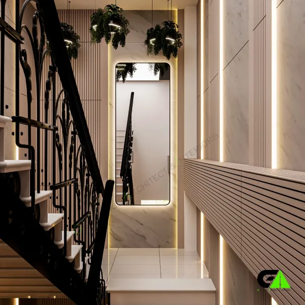 Luxury restaurant interior design project