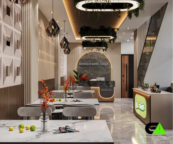 Trendy Restaurant Interior Design in Mirpur