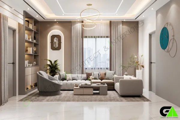 living room interior designer in Kazipara