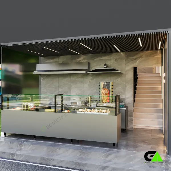 modern restaurant kitchen area deaign