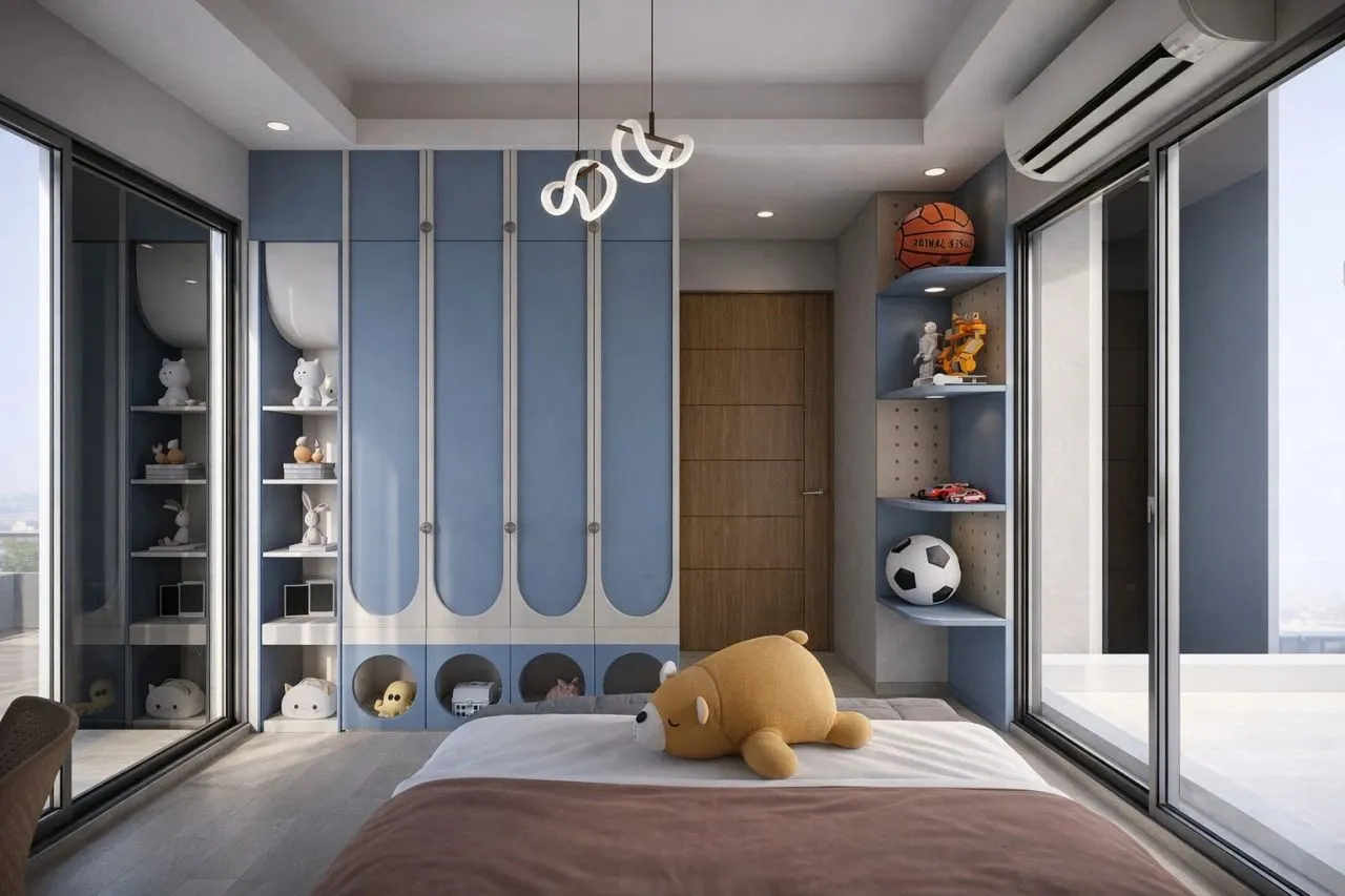 Creating a kids room with functional play areas
