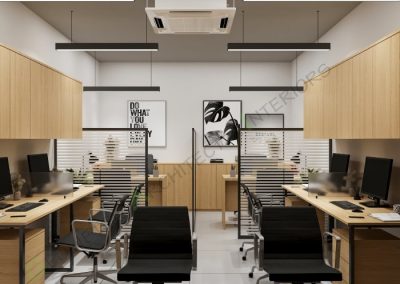 Small office interior design in Mirpur