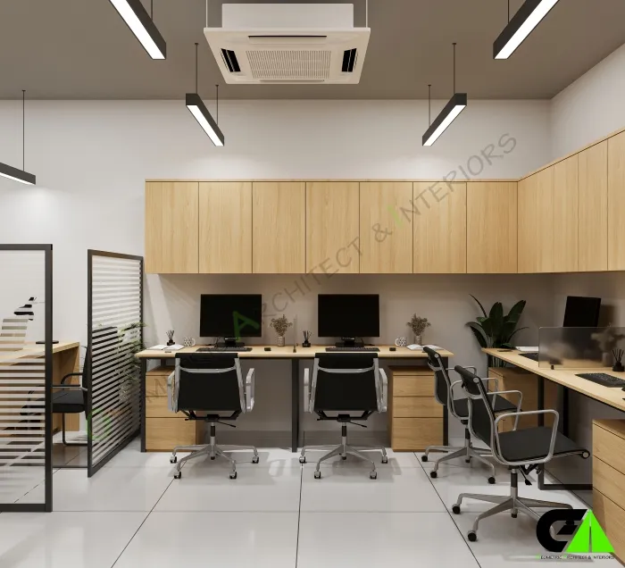 minimalistic workstation design in Mirpur