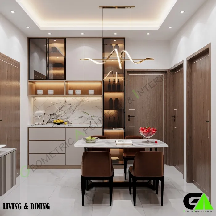 Dining room design in Jatrabari, Dhaka