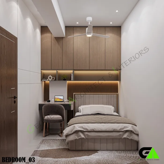 small bedroom design in Jatrabari, Dhaka
