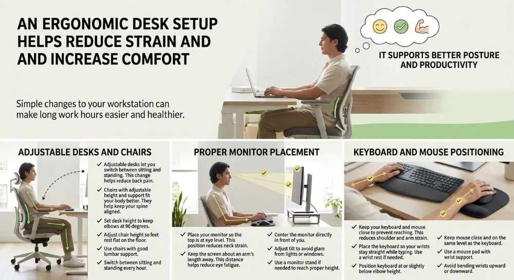Ergonomic Desk Setups Ergonomic Desk Setups